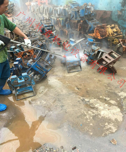 君道清洗机除锈案例